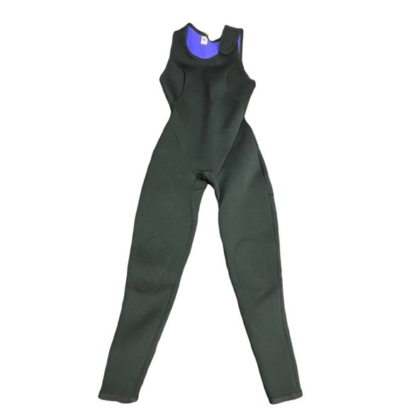 Vintage Other - USA Made Vintage Womens Wetsuit Full Length Overall Neoprene Black Purple S